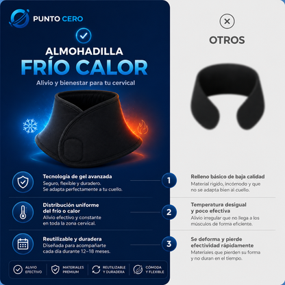 Punto Cero CerviFlex™ | Terapia Frío-Calor para Cuello y Cervicales