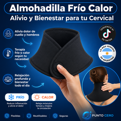 Punto Cero CerviFlex™ | Terapia Frío-Calor para Cuello y Cervicales